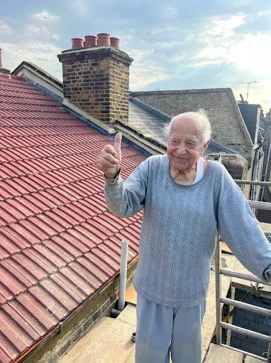 A thumbs up on completion