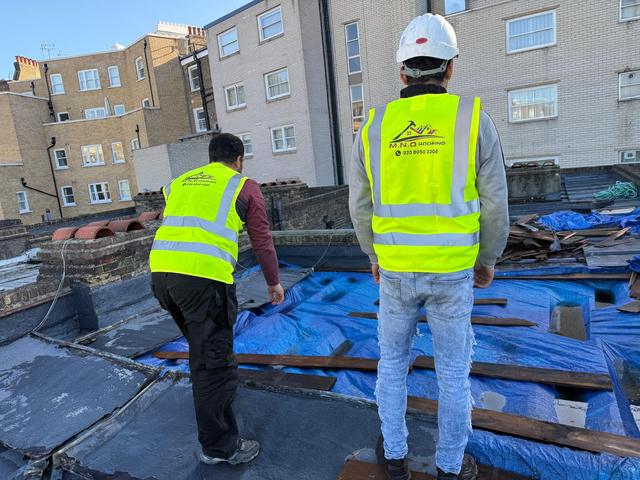 Our team on site